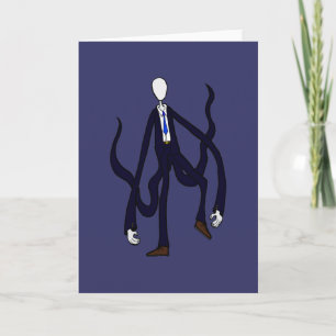 Slank Man - Boek van Monsters Halloween Kaart
