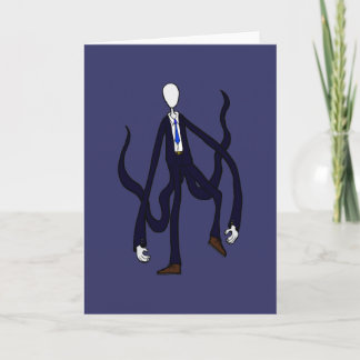 Slank Man - Boek van Monsters Halloween Kaart