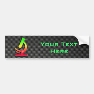 Slank microscoop bumpersticker