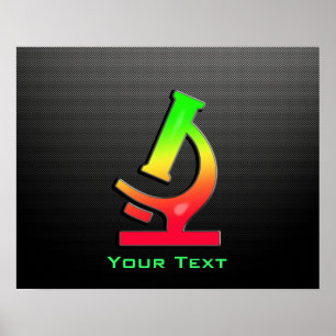 Slank microscoop poster