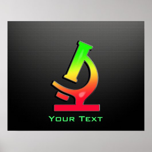 Slank microscoop poster (Voorkant)