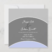 Slank modern sparen de datum save the date (Achterkant)