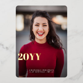 Slank n Chic Afstuderen Folie Folie Uitnodiging