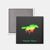 Slank paardenraces magneet (Voorkant / Achterkant)