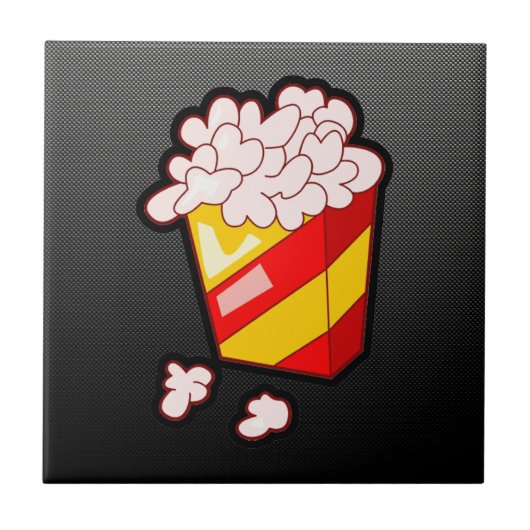 Slank Popcorn Tegeltje (Voorkant)