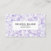 Slank professioneel chique minimalistisch ontwerp visitekaartje (Voorkant)