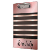 Slank roze staffelaar klembord (Links)