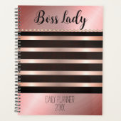 Slank roze staffelaar planner (Voorkant)