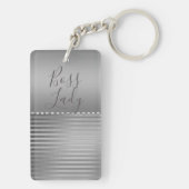 Slank Silver Boss Lady Sleutelhanger (achterkant)