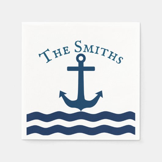 Slank, standaard anker servet (Voorkant)