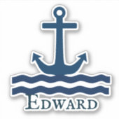 Slank, standaard anker sticker (Voorkant)