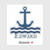 Slank, standaard anker sticker (Vel)