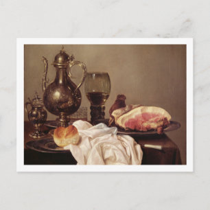 Slank stilleven (olie op het paneel) briefkaart