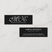 Slank Stripes Corporate Mini Visitekaartje (Voorkant / Achterkant)