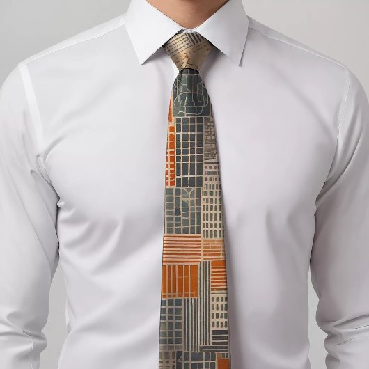 Slank Stropdas met patronen