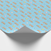 Slank tijdpatroon cadeaupapier (Hoek)