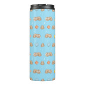 Slank tijdpatroon thermosbeker (Achterkant)