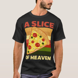 Slank van Heaven Design Fun Pizza T-shirt
