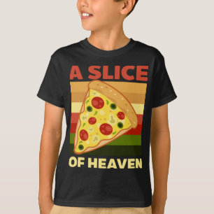 Slank van Heaven Design Fun Pizza T-shirt