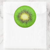 Slank van kiwi ronde sticker (Tas)