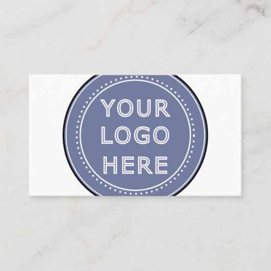 Slank, verfijnd en gepersonaliseerd visitekaartje (Voorkant)