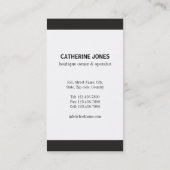 Slank Visitekaartje (Achterkant)