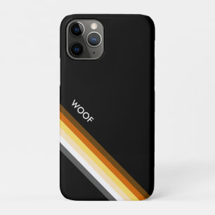 Slanke Beer Pride Vlag WOOF iPhone 11 Pro Hoesje