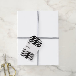 Slanke Chevron cadeau Labels Cadeaulabel
