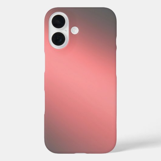 Slanke Coral Ombre – iPhone 16 Hoesje (Achterkant)