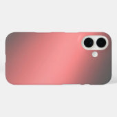 Slanke Coral Ombre – iPhone 16 Hoesje (Achterkant (horizontaal))