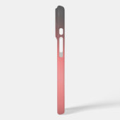 Slanke Coral Ombre – iPhone 16 Hoesje (Achterkant / Links)
