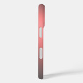 Slanke Coral Ombre – iPhone 16 Hoesje (Achterkant / Rechts)
