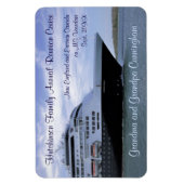 Slanke Cruise Ship Bow Stateroom Deurmarkering Magneet (Verticaal)