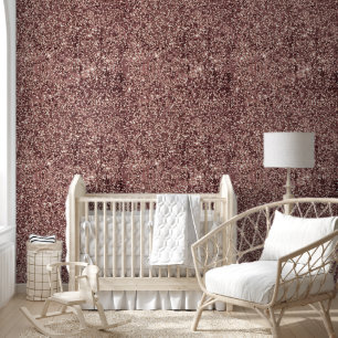 Slanke en stijlvolle Chic Roos Gold Glitter Patter Behang