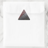 Slanke huidlook driehoek sticker (Tas)