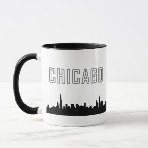 Slanke iconische Chicago Skyline-Mok Mok