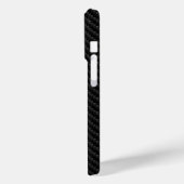 Slanke koolstofvezel weven textuur, modern Case-Mate iPhone case (Achterkant / Links)