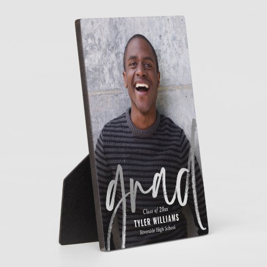 Slanke lijnen Afstuderen Keepomwille Desktop Plaqu Fotoplaat (Zijkant)