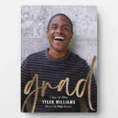 Slanke lijnen Afstuderen Keepomwille Desktop Plaqu Fotoplaat (voorkant)