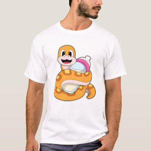 Slanke met Baby fles T-shirt