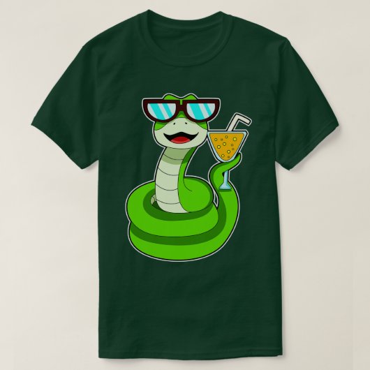 Slanke met Drink T-shirt (Design voorkant)