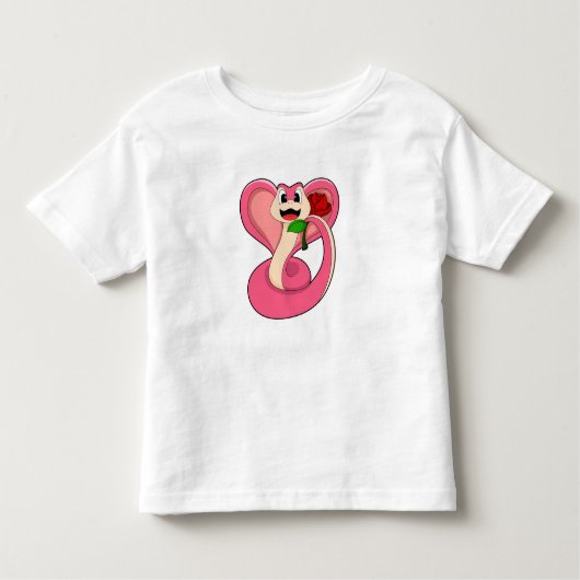 Slanke met Roos Kinder Shirts (Voorkant)