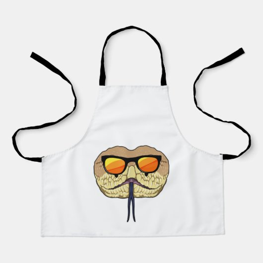 Slanke met zonnebril schort (Voorkant)