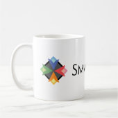 Slanke, prettige vormgeving - witte Mok (Links)