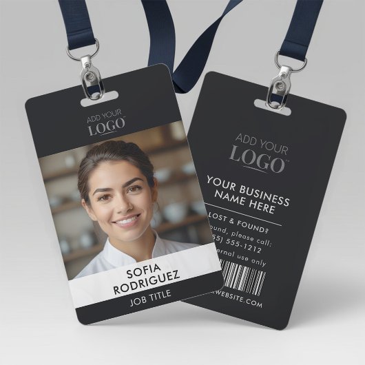 Slanke professionele foto Corporate Kantoor Identi Badge