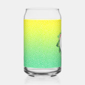 Slanke Scales and Tropical Fauna Wreatmonogram Blikvorm Glas (Rechts)