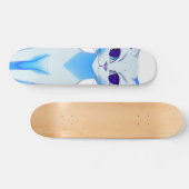 Slanke Siamese kat Skateboard (Horizontaal)