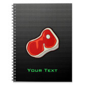 Slanke slagersbiefstuk notitieboek (Voorkant)