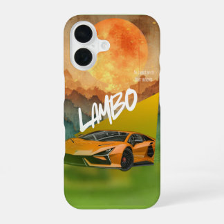 Slanke sportwagen Telefoonhoes – Duurzame, stijlvo iPhone 16 Hoesje