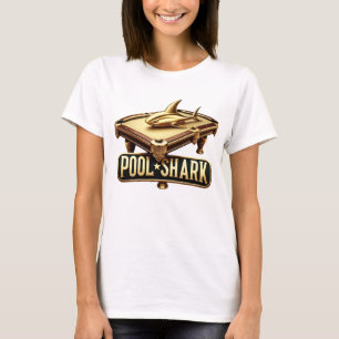 Slanke zwembadhaai: een meesterlijk spel t-shirt